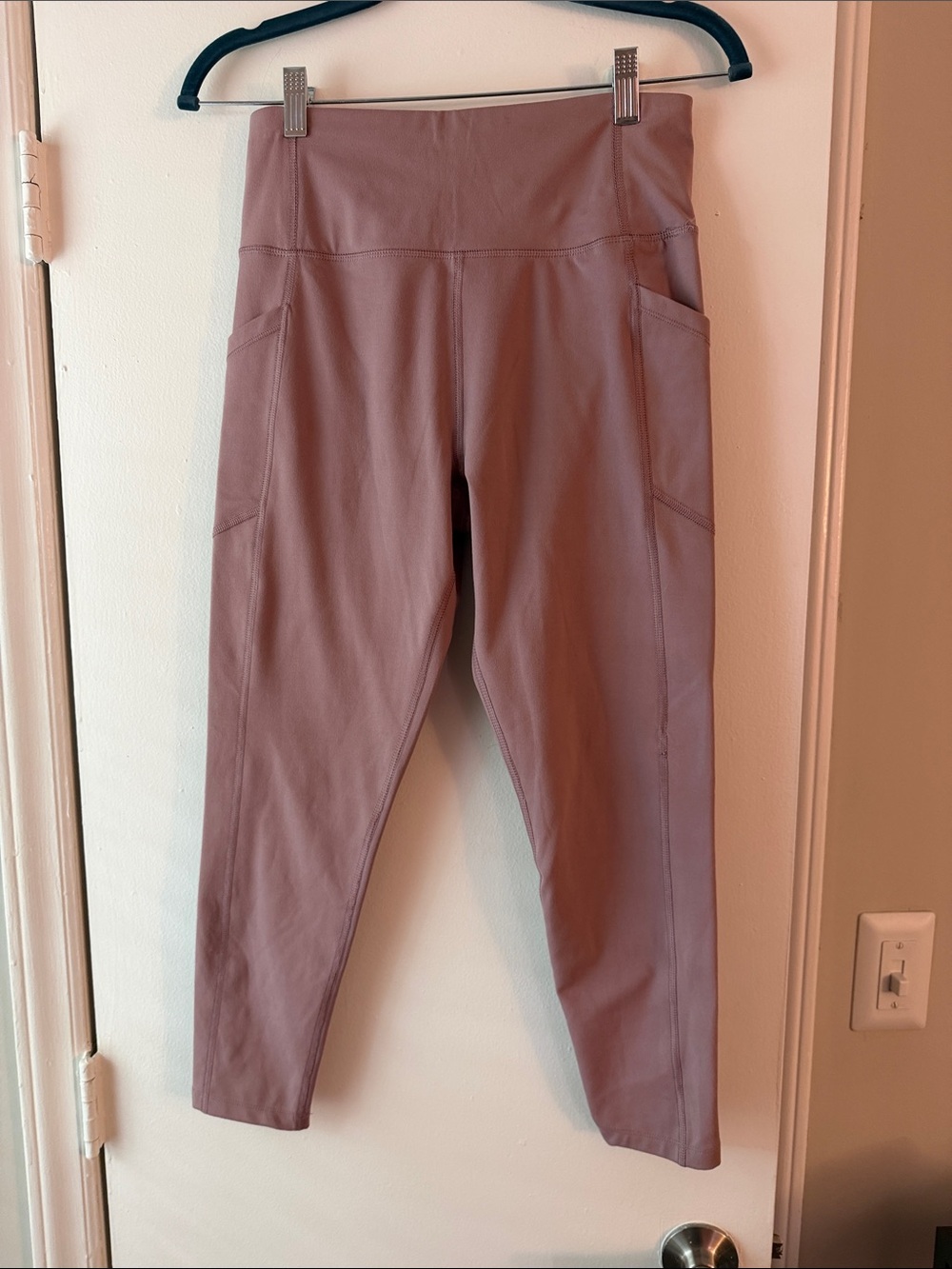 Calvin Klein Mauve High-Waist Active Leggings
